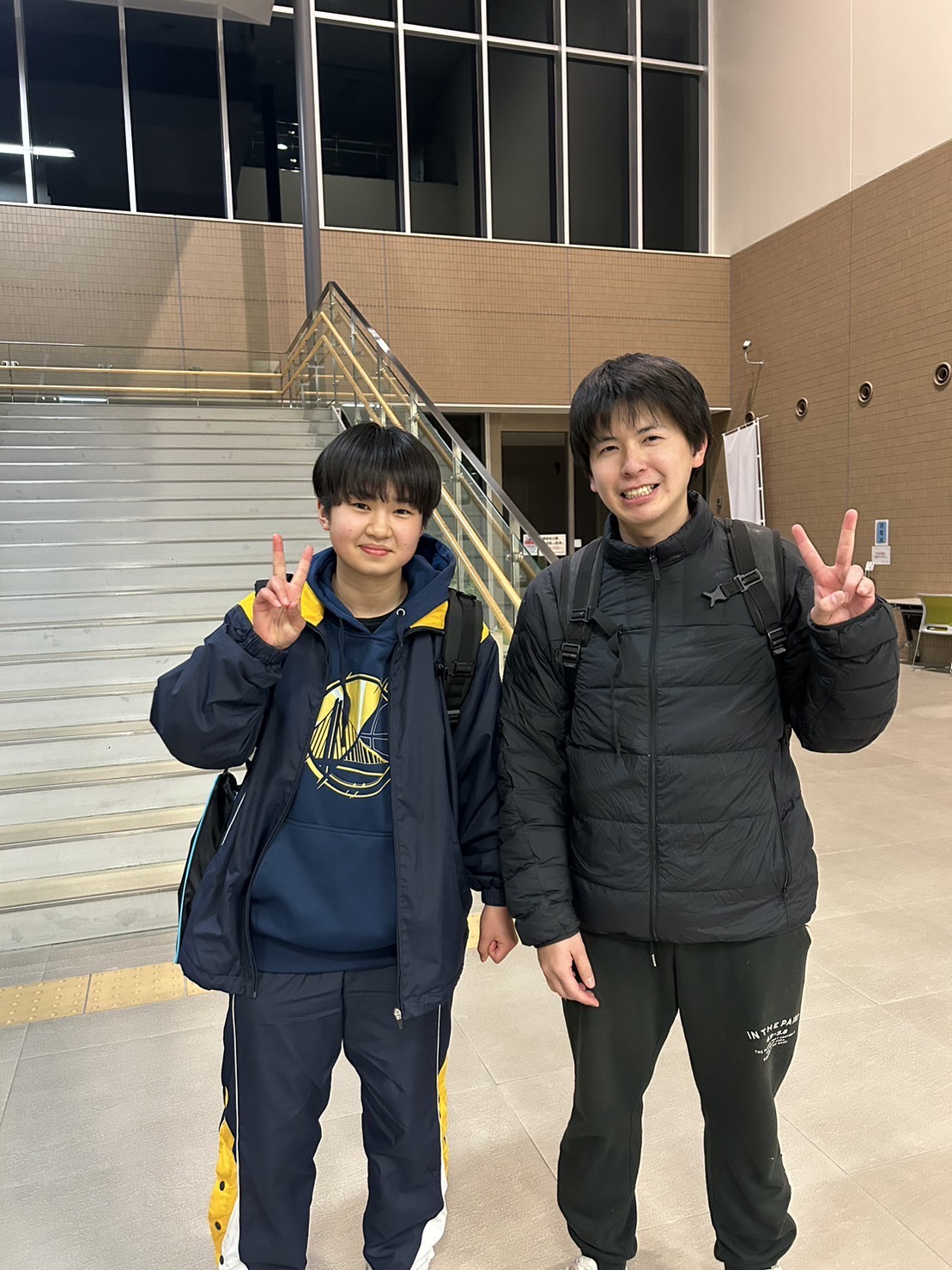 個人レッスンで出会い、いまは同じチームで一緒に教えているコーチ