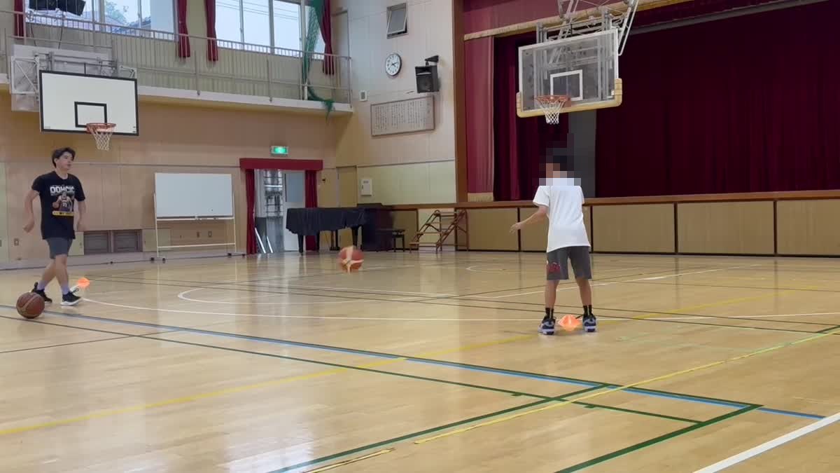 大阪での練習の様子